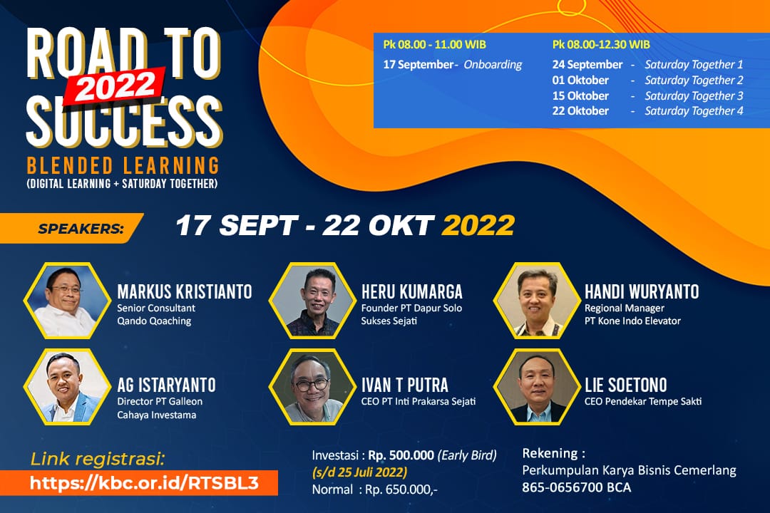 Road to Success Blended Learning (RTS BL)  Batch 3