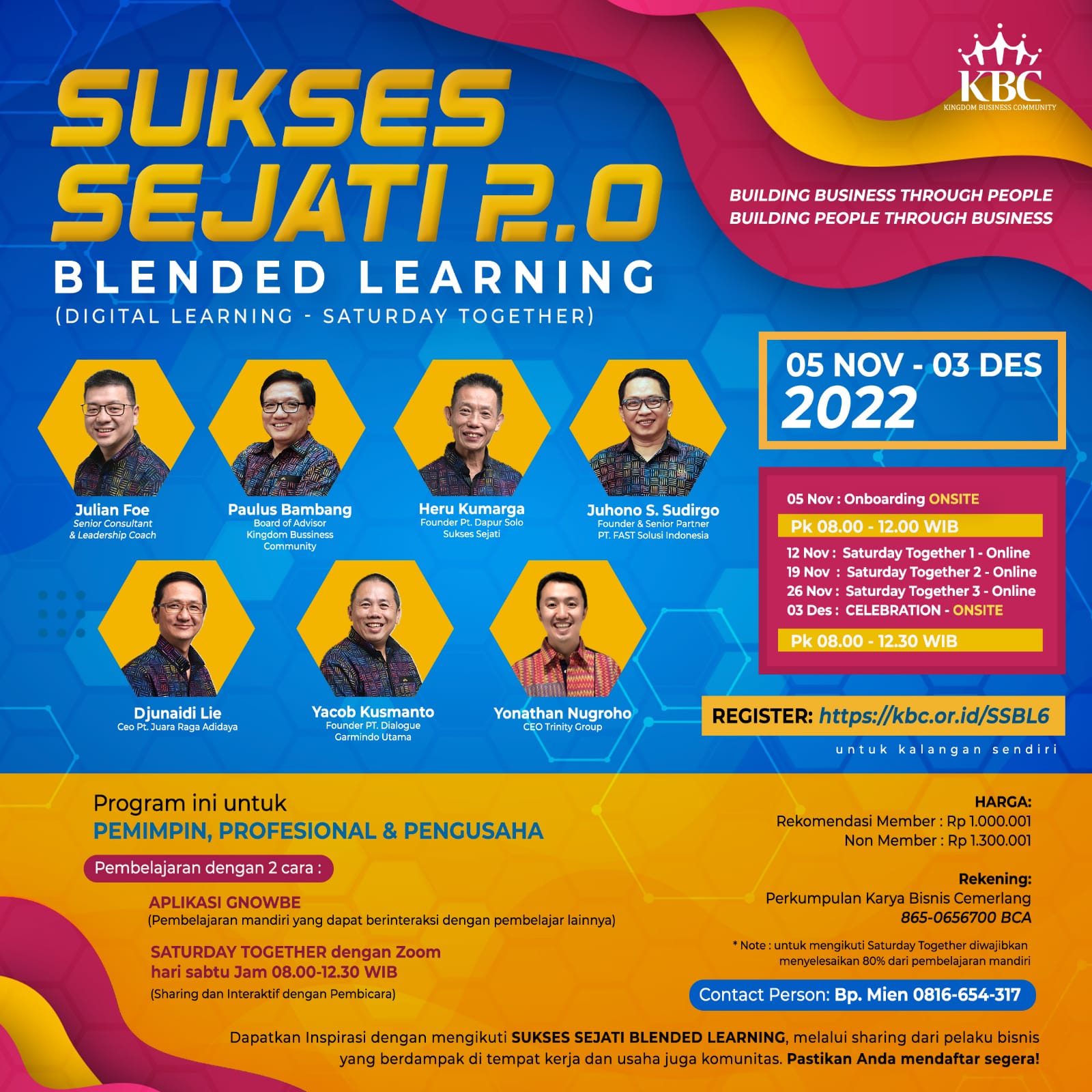 Sukses Sejati Blended Learning 2.0 (Angkatan ke 6)