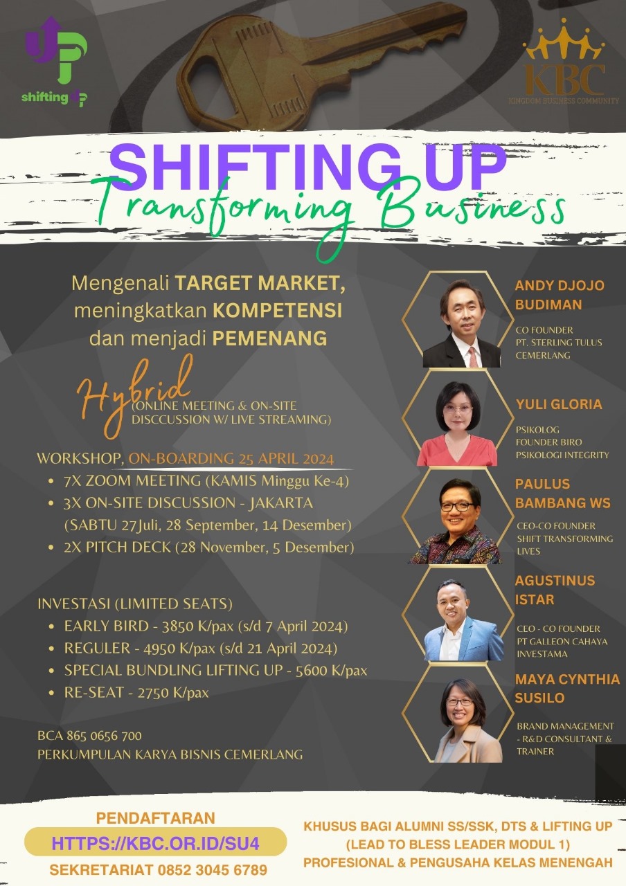 SHIFTING UP BATCH 4