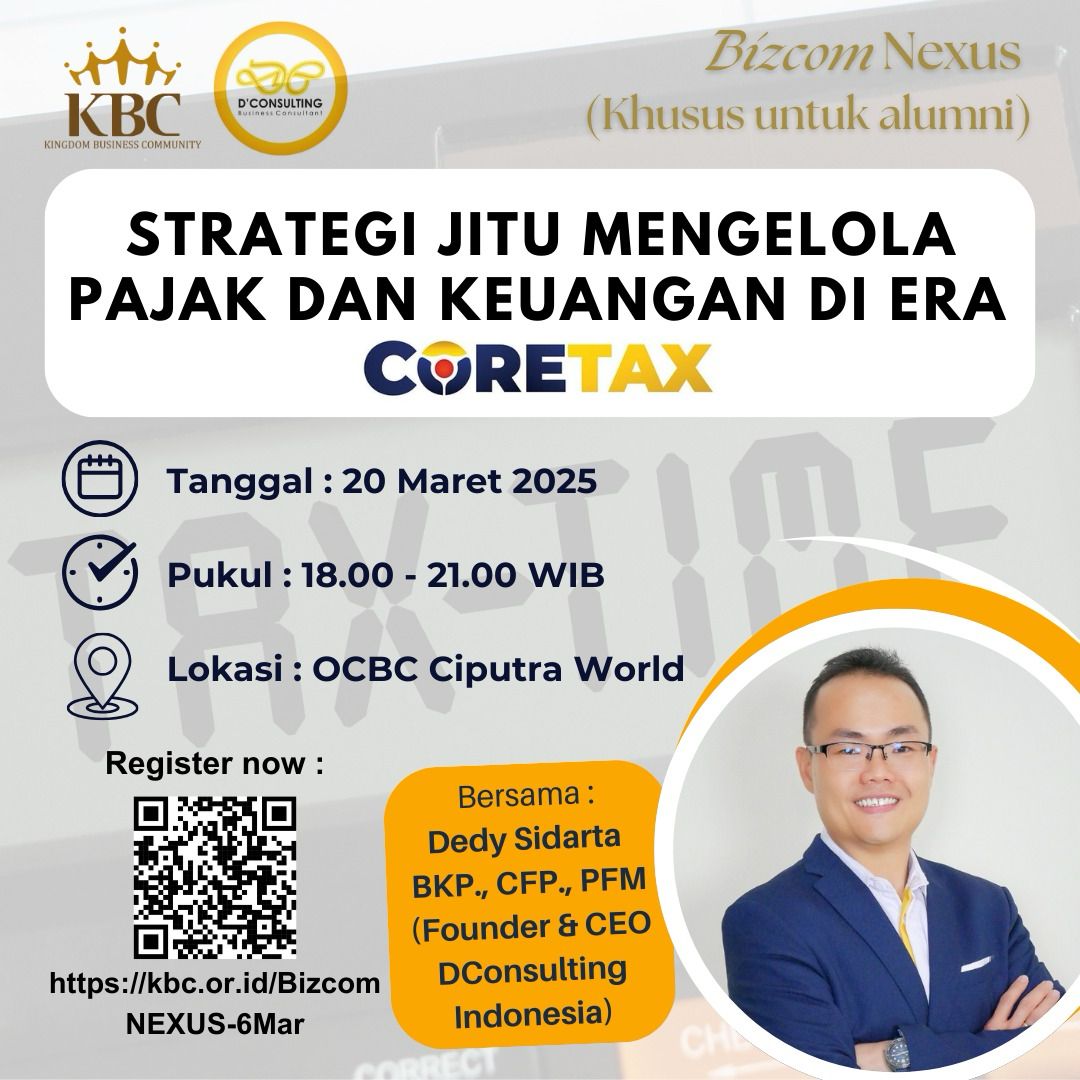 Bizcom NEXUS - Strategi Jitu Mengelola Pajak & Keuangan di Era Coretax