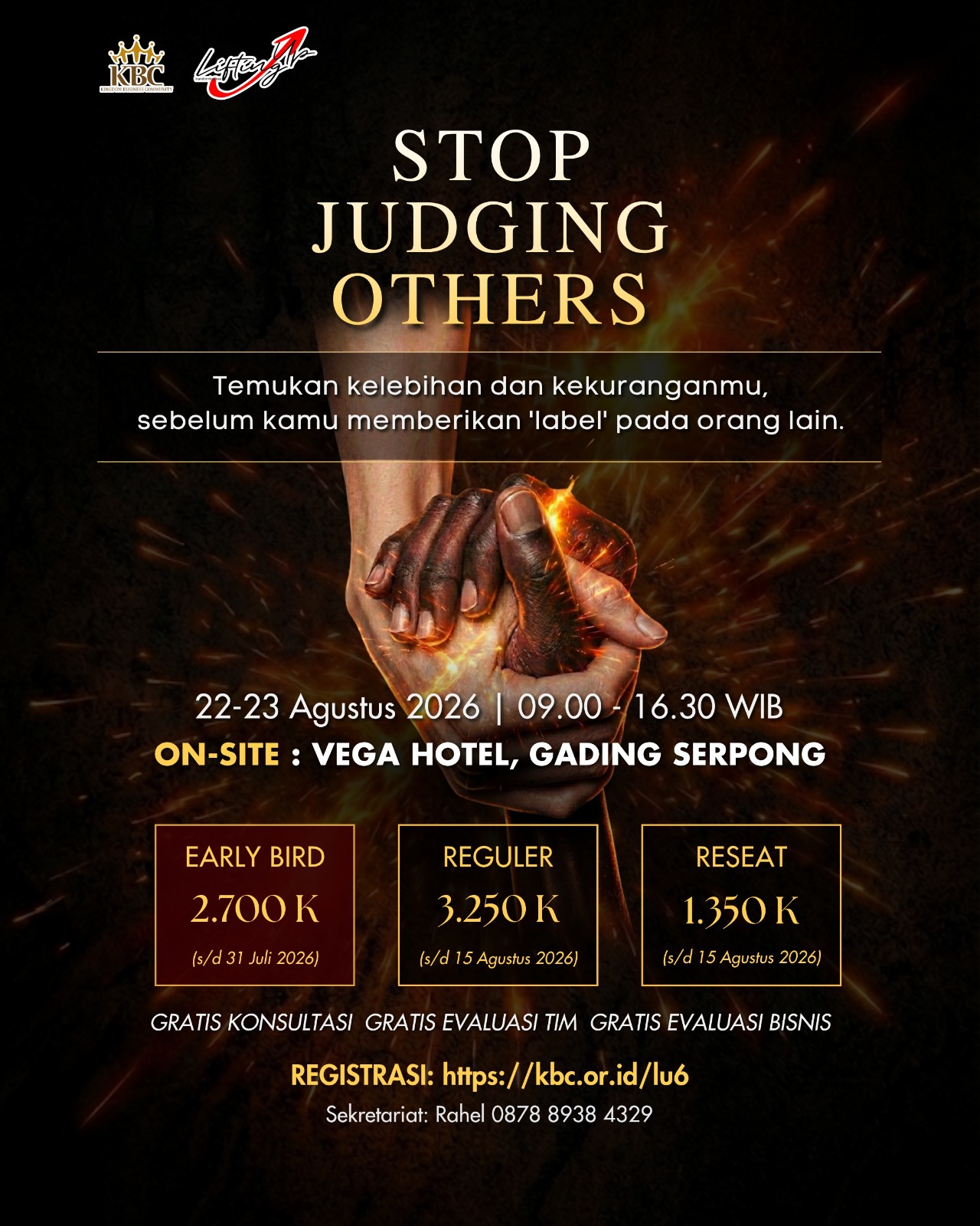Lifthing UP Batch 6 (Tidak Menginap)