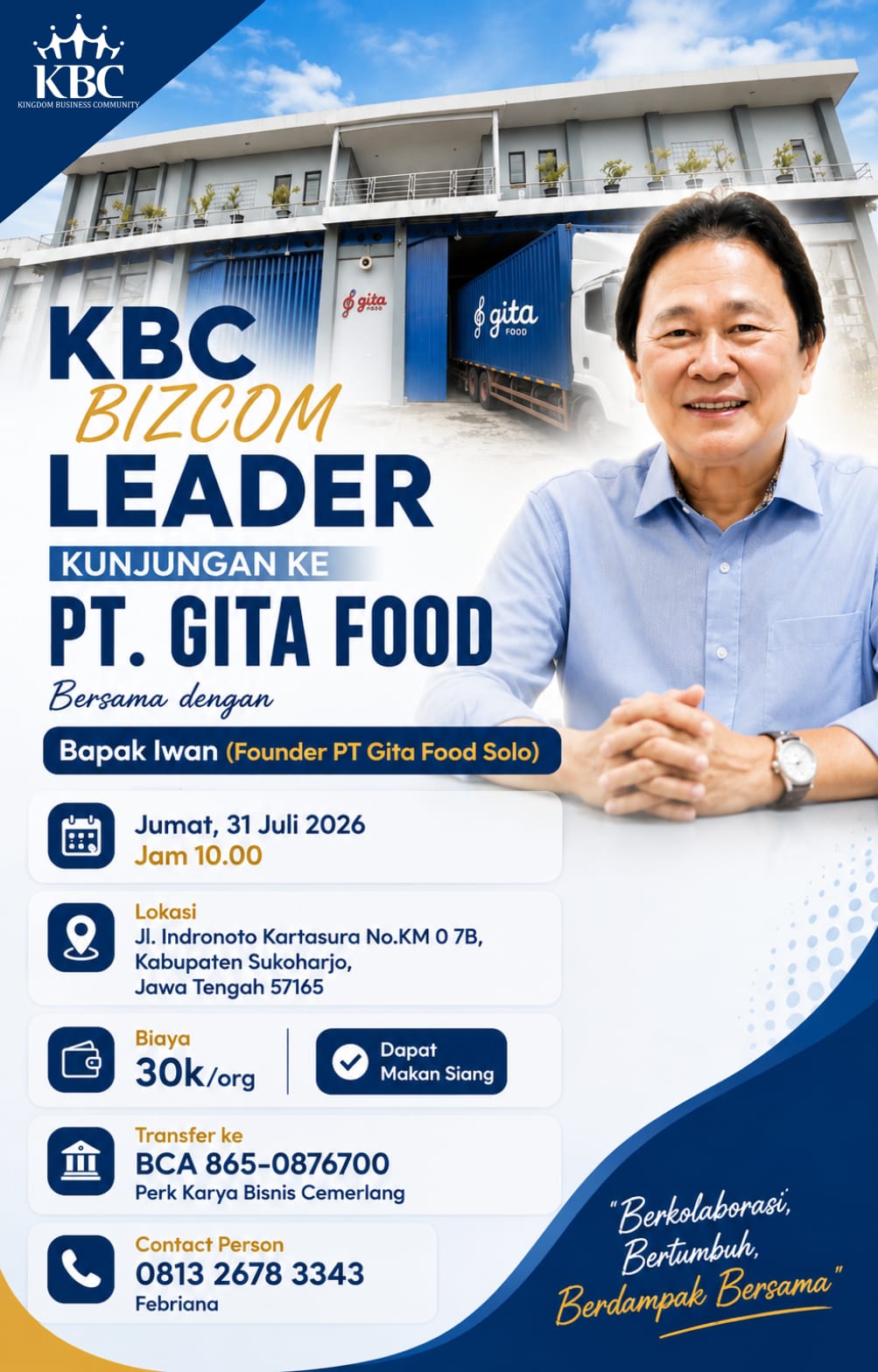 Bizcom Leader : Kunjungan Ke Gita Food